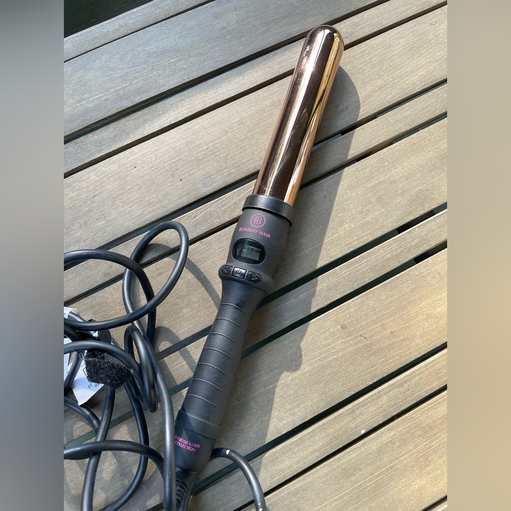 Bombay Hair rose gold curling wand 1.25”